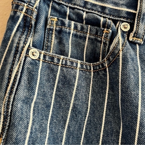 AMERICAN Eagle Pinstripe Jeans size 2 - Picture 4 of 6